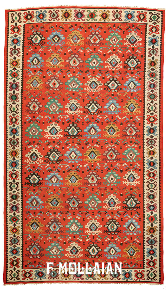 Kilim Rug Shirwan Red Field n°:5859